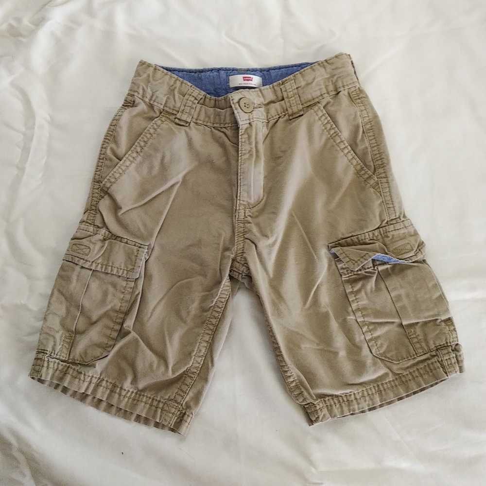 Boys Levi's Tan Cargo Shorts Size 7